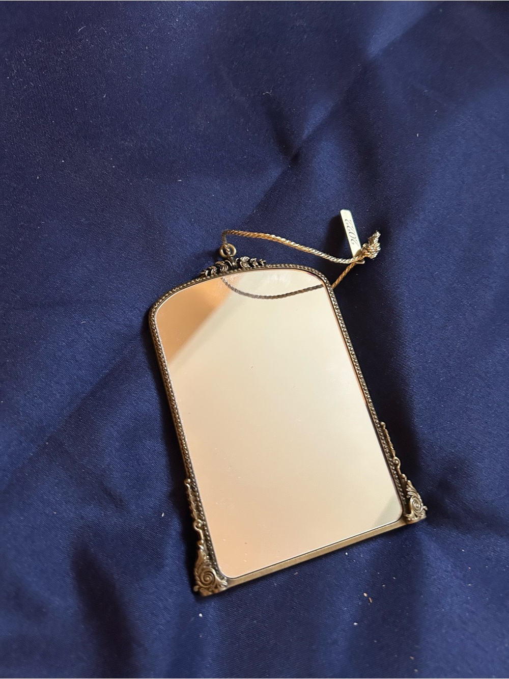 Anthropologie Primose Gold Mirror Ornament